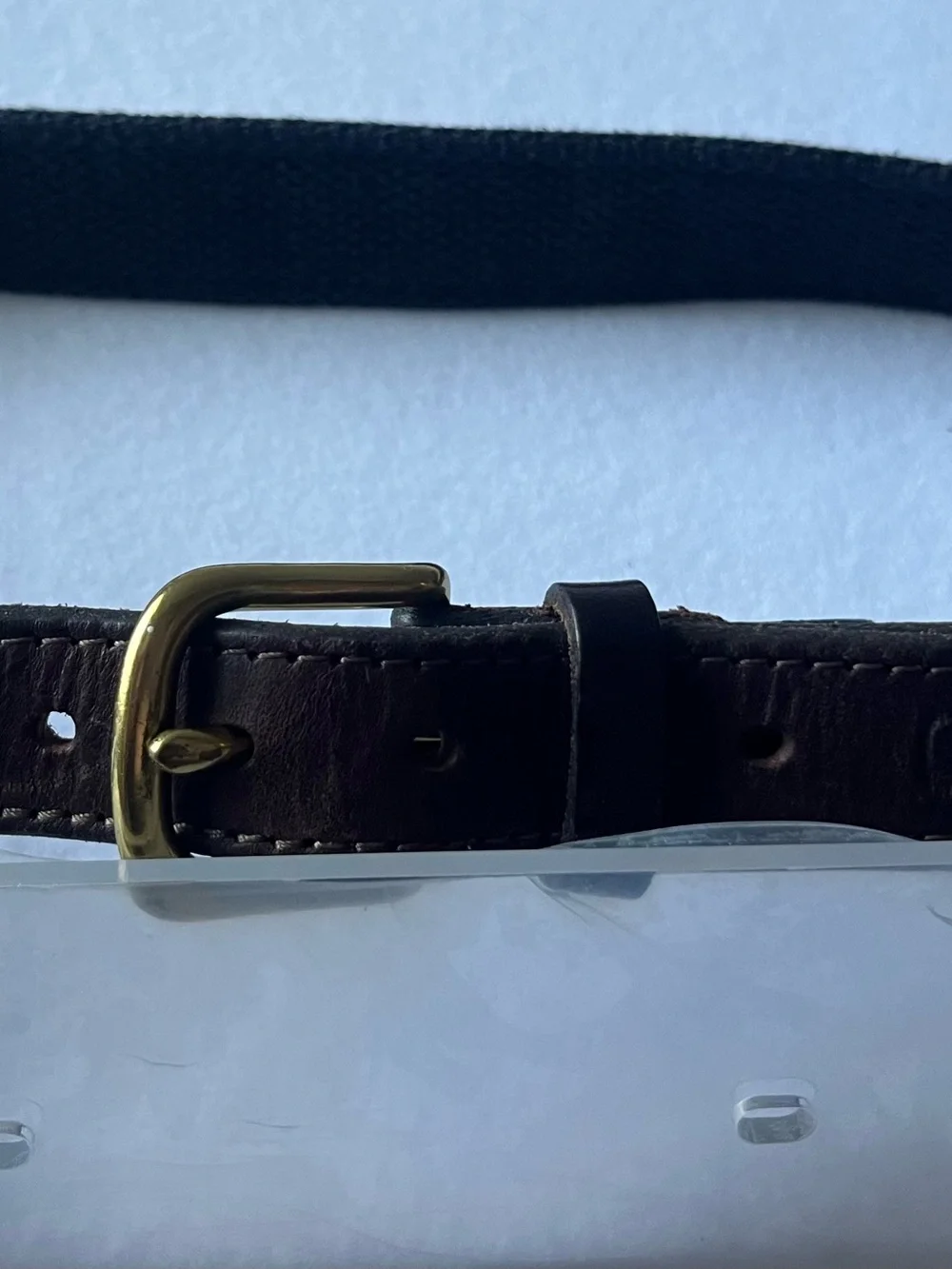 Vineyard Vines Navy and Cream Hockey Stick Webbing Belt Boys size 28